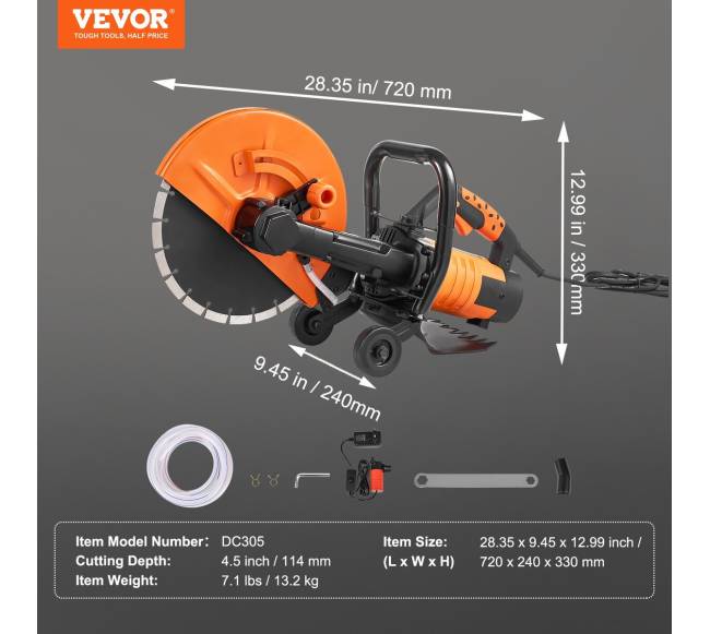 305 mm betono pjūklas 2800W6
