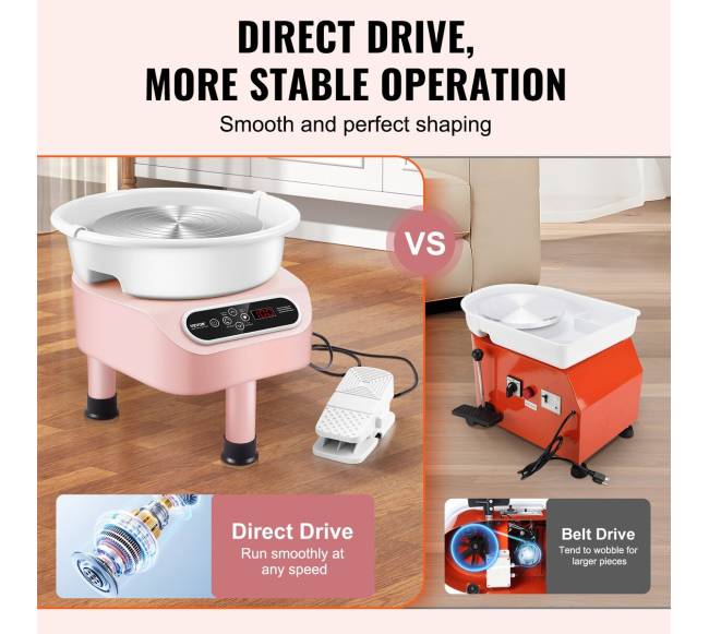 Keramikos žiedimo ratas su jutikliniu valdymu2