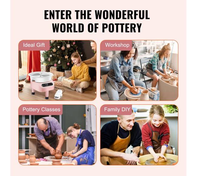 Keramikos žiedimo ratas su jutikliniu valdymu4