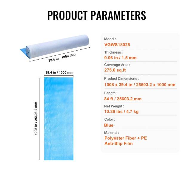 Kilimų apsauginė plėvelė 102 cm x 25,6 m6