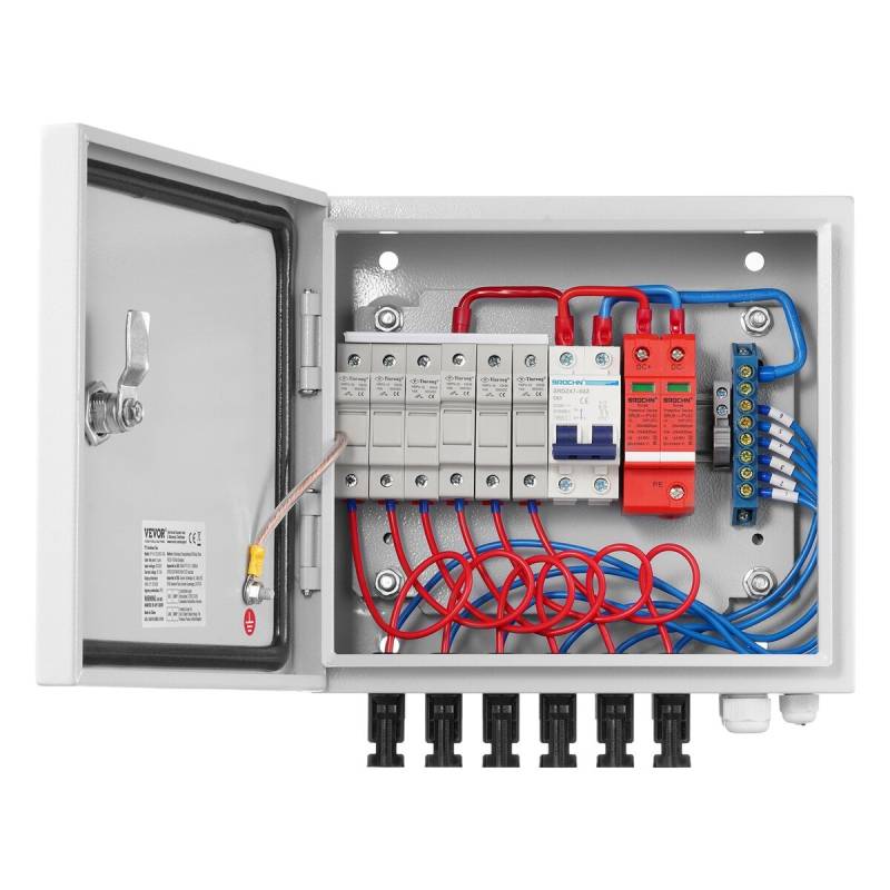 Saulės PV skirstymo dėžė 6 linijų, 10A IP650