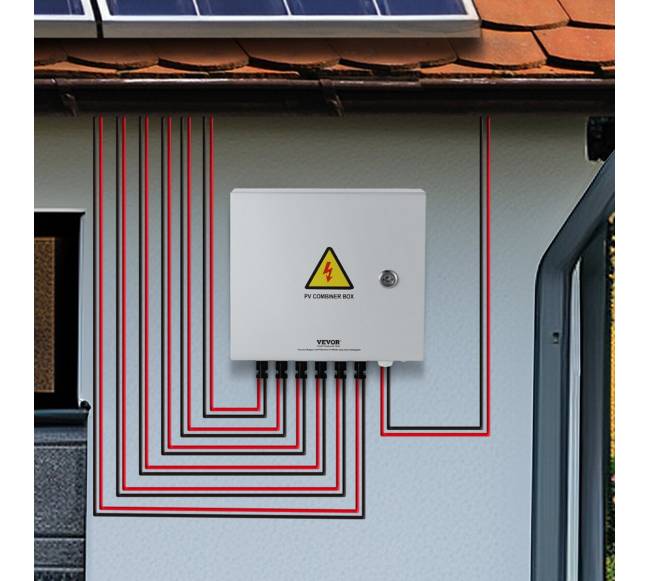 Saulės PV skirstymo dėžė 6 linijų, 10A IP657