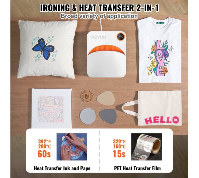 Nešiojamas 7x6 colių termo presas sublimacijai2