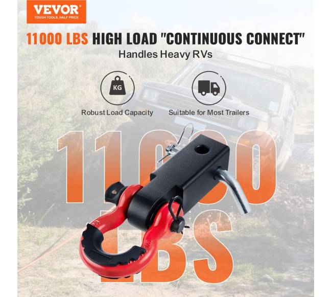 Automobilio priekabos kablys su D-žiedu1