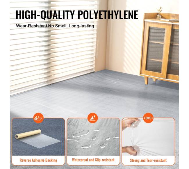 Automobilio kilimėlio apsauga, lipni plėvelė 91 cm x 60 m3