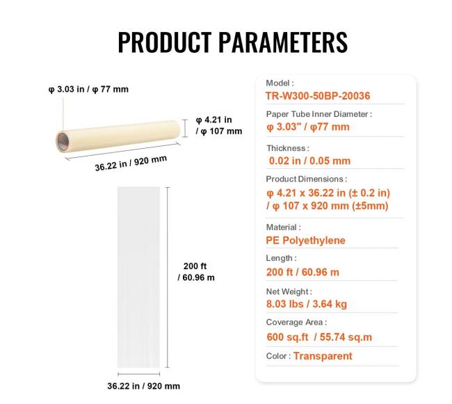 Automobilio kilimėlio apsauga, lipni plėvelė 91 cm x 60 m6