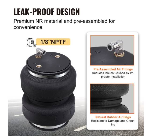 oro pagalvių pakaba Dodge Ram 2500 2014-20233