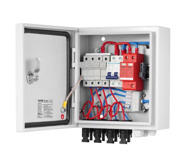 Saulės fotoelektrinė kombinuoti dėžė 4 gijų 15A IP659