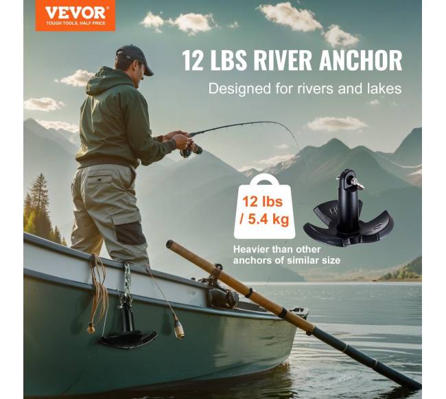 Upės inkaras 5,4 kg su grandine1