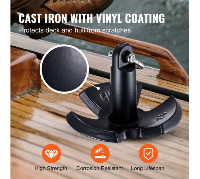 Upės inkaras 5,4 kg su grandine4