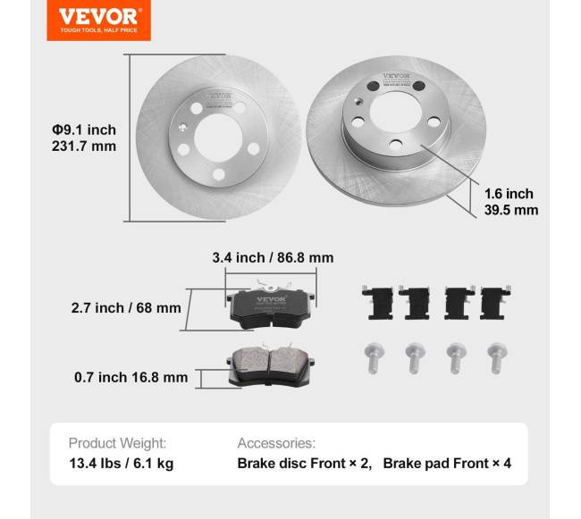 Galinis stabdžių komplektas Audi A3 (8L)6