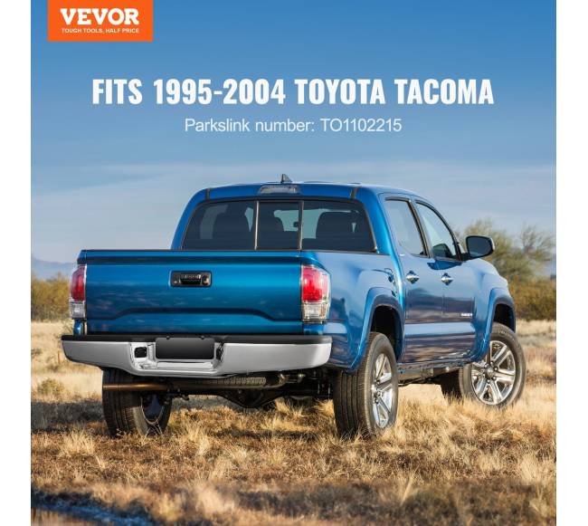 Galinis laiptų chromuotas bamperis Toyota Tacoma1