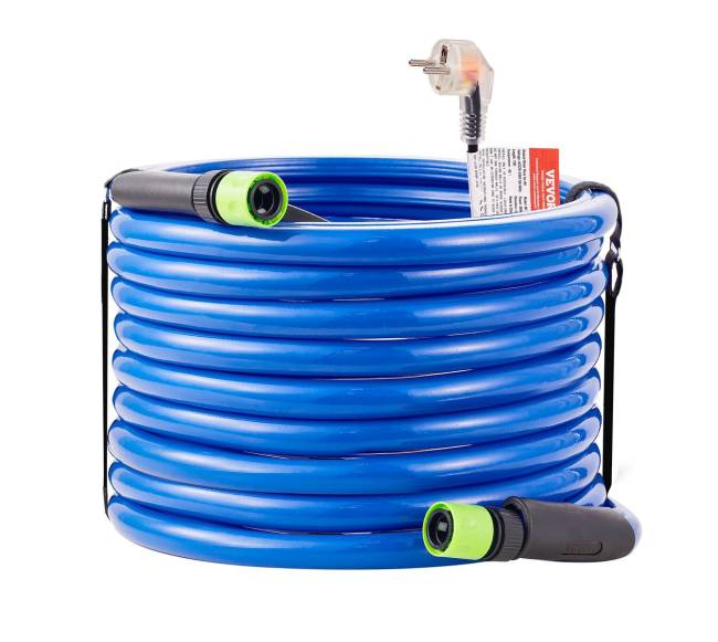 Šildoma 15 m ilgio vandens žarna RV automobiliams0