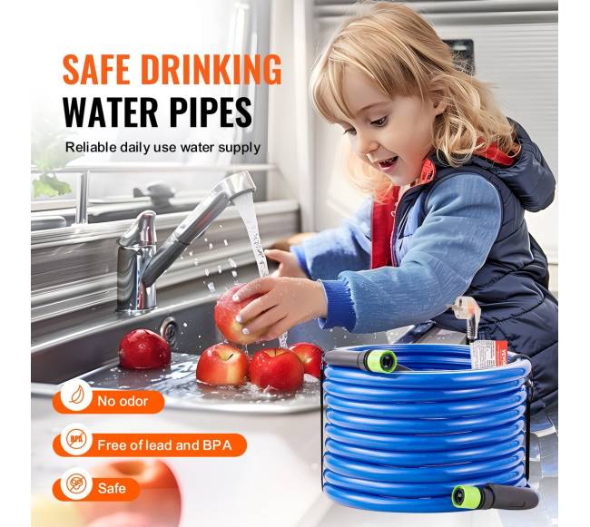 Šildoma 15 m ilgio vandens žarna RV automobiliams3