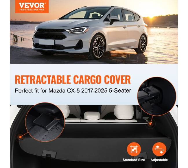 Išplečiamas bagažo dangtis Mazda CX-5 2017-20241