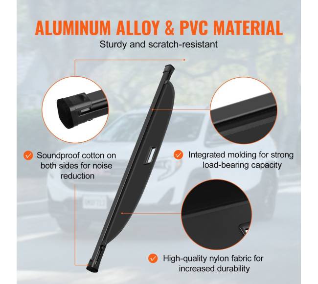 Ištraukiamas bagažo dangtis GMC Terrain ir Chevrolet Equinox5