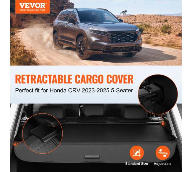 Ištraukiama bagažo uždanga Honda CRV 2023-20241