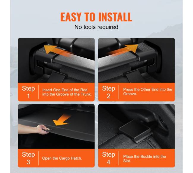 Ištraukiamas bagažo uždangalas Toyota RAV4 2019-20244