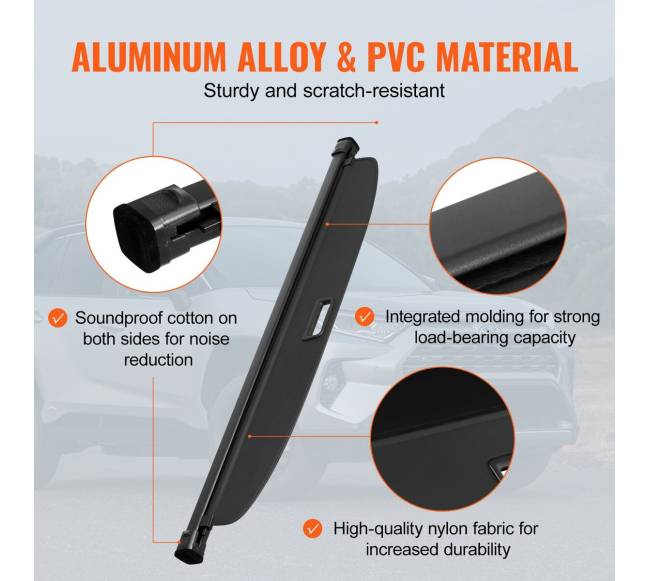 Ištraukiamas bagažo uždangalas Toyota RAV4 2019-20245