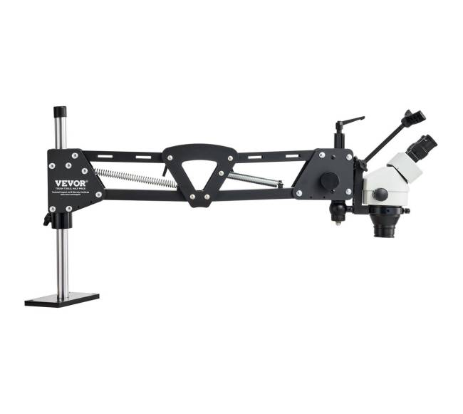 Daugiafunkcinis mikroskopas su žiedine lempa 7X-45X8