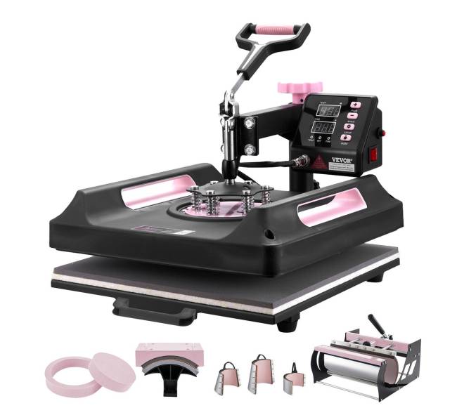 Daugiafunkcinė šilumos presavimo mašina 15x15 ir taurių presa8