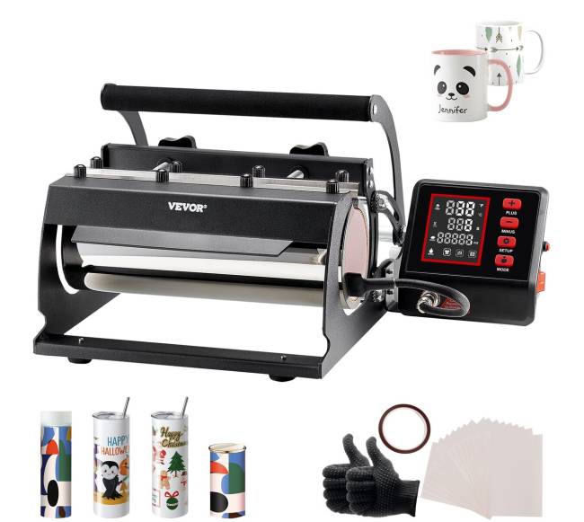 Puodelių šilumos presas sublimacijai0