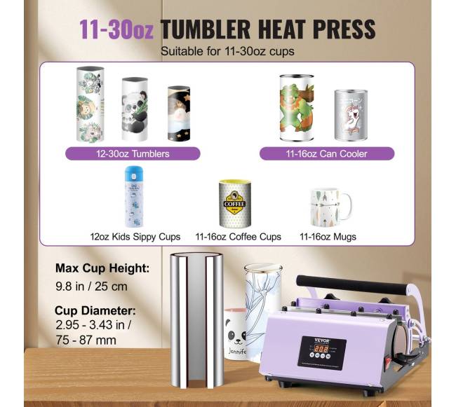 Termopresų aparatas puodeliams 11-30oz1