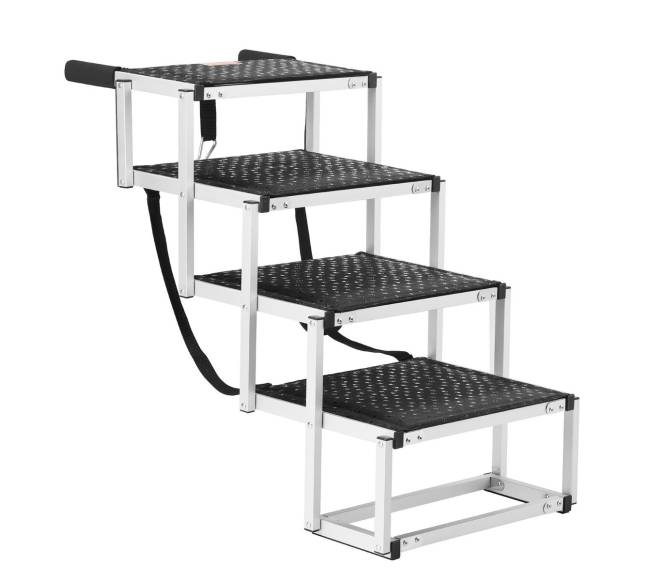 4 pakopų sulankstomos šunų laipteliai9