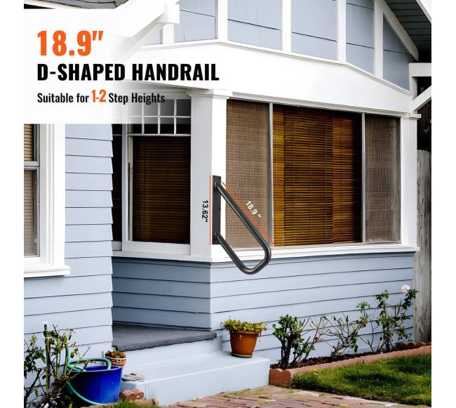 Lauko laiptų turėklai 48 cm ilgio3