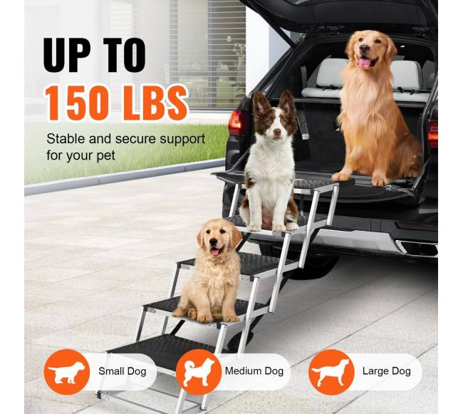 Šunų laiptai automobiliams, 5 pakopų2