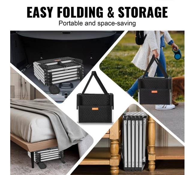 Šunų laiptai automobiliams, 5 pakopų4