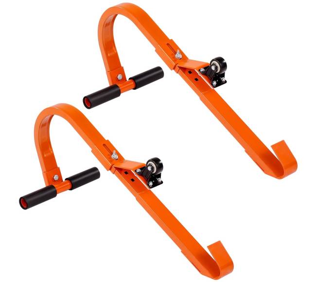 stogo kopėčių kablio stabilizatorius 2 paketai su ratuku guminė T-jungtis plienas0