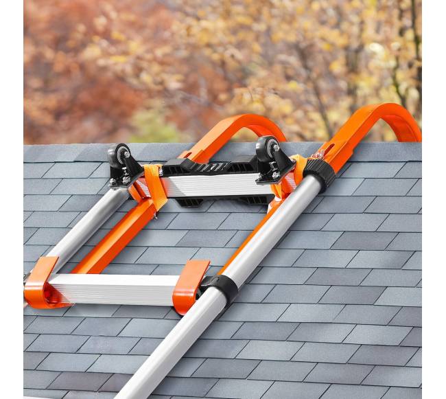 stogo kopėčių kablio stabilizatorius 2 paketai su ratuku guminė T-jungtis plienas7