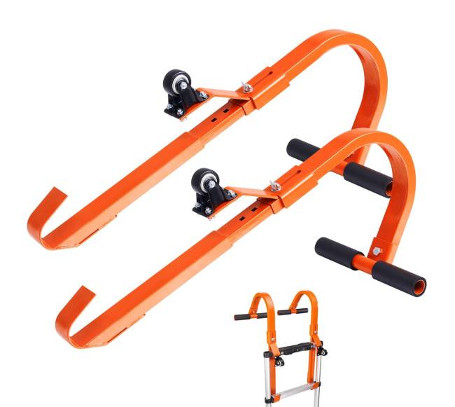 stogo kopėčių kablio stabilizatorius 2 paketai su ratuku guminė T-jungtis plienas10