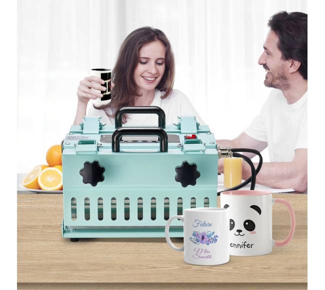 Puodelių sublimacinė presas su 2 šildytuvais7