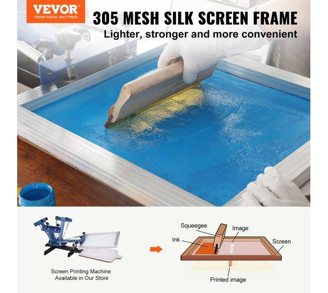 Ekrano spaudos mašina 50.8 x 61 cm 305 tinklo1