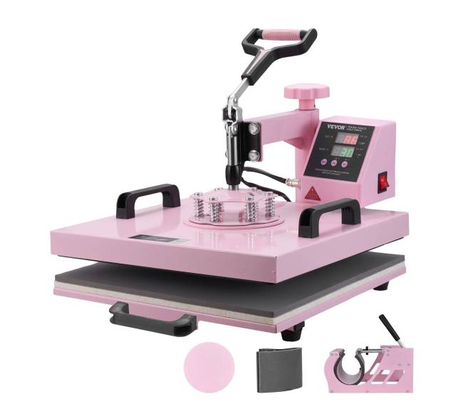 Šilumos presas su puodelių presu ir priedais8