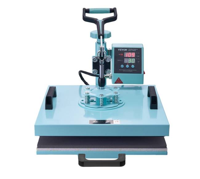 Šilumos presas 38x38 cm 5in1 su 30oz presu žalios spalvos10