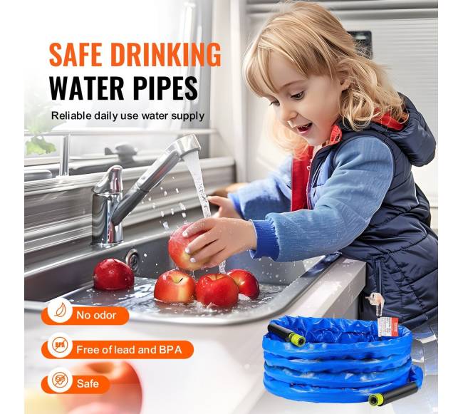 7.6 m šildomas vandens žarna RV3