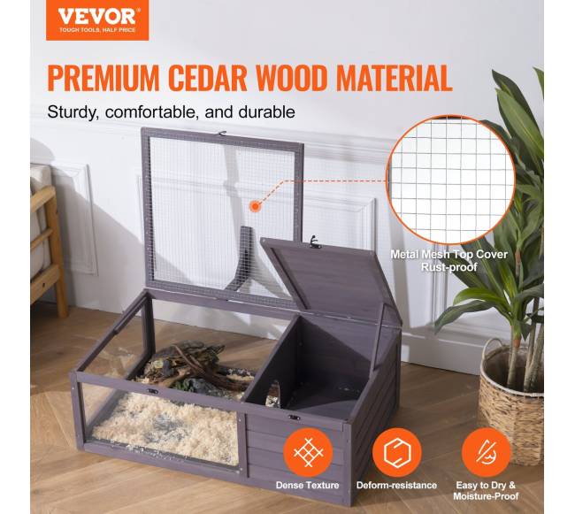 Vėžlių namelis iš medžio vidaus ir lauko1