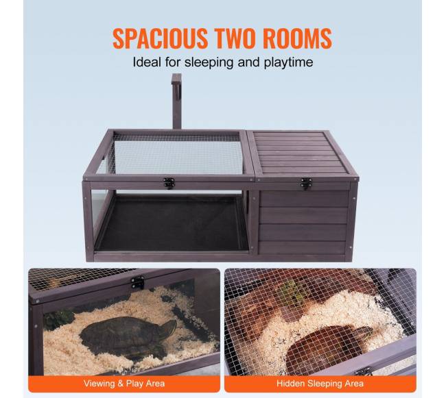 Vėžlių namelis iš medžio vidaus ir lauko3