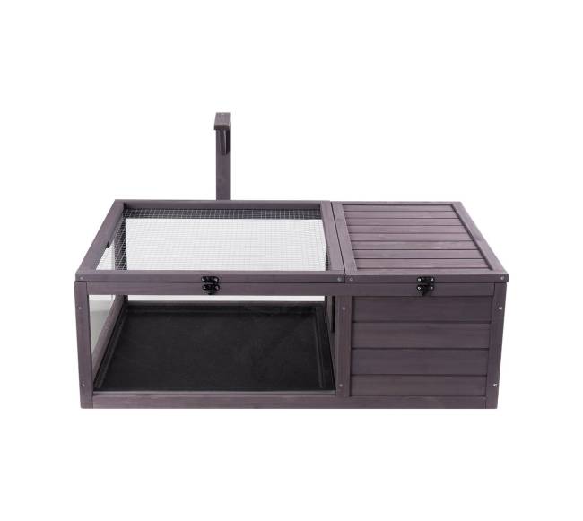 Vėžlių namelis iš medžio vidaus ir lauko8