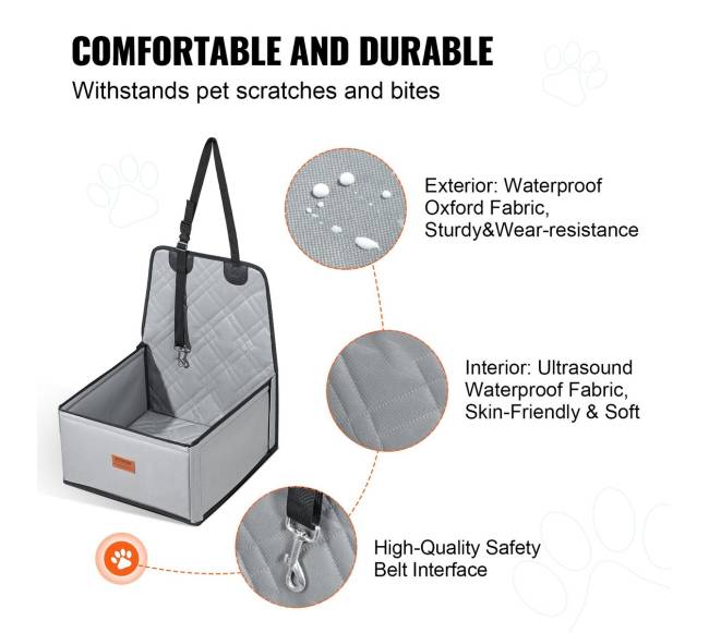 Mažų šunų automobilinė sėdynė iki 12 kg2