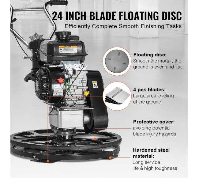 Cemento glaistyklė 61 cm 4,5 kW su plūdine plokšte2