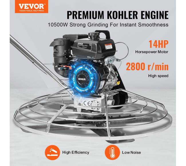 46 cm benzininė glaistyklė su plūduriuojančiu disku1