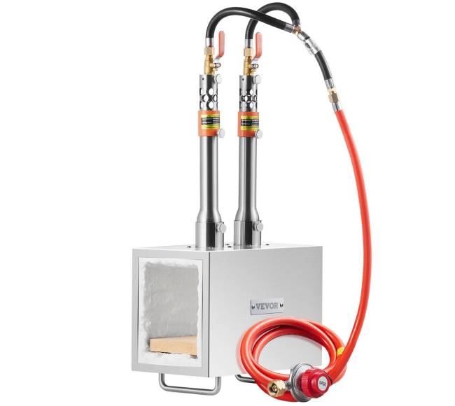 Nešiojama propano krosnis su 2 degikliais0