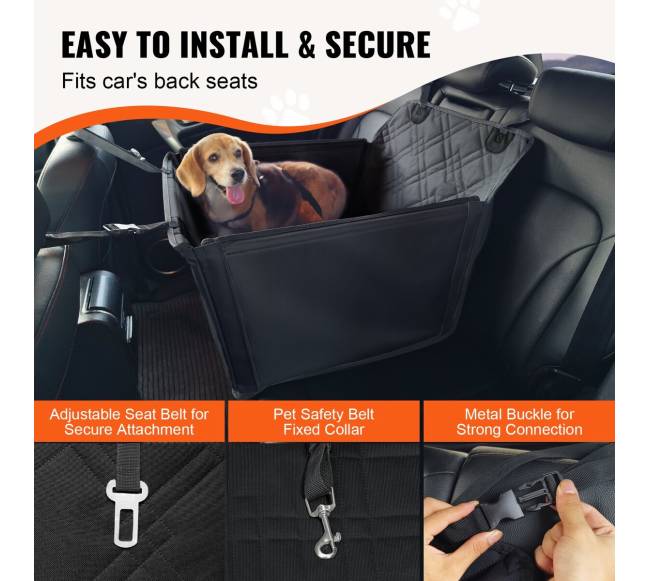 Automobilinė kėdutė šunims iki 18 kg3