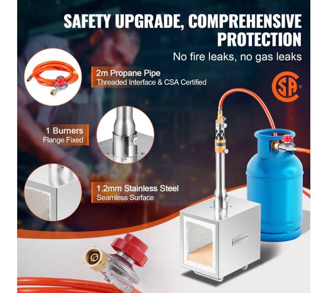 Nešiojama propano kalvė 1 degiklio kampelis3