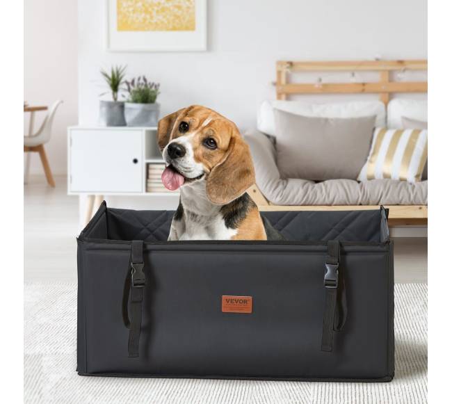 Juoda šuns kėdutė automobiliui iki 22 kg7