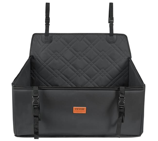 Juoda šuns kėdutė automobiliui iki 22 kg10